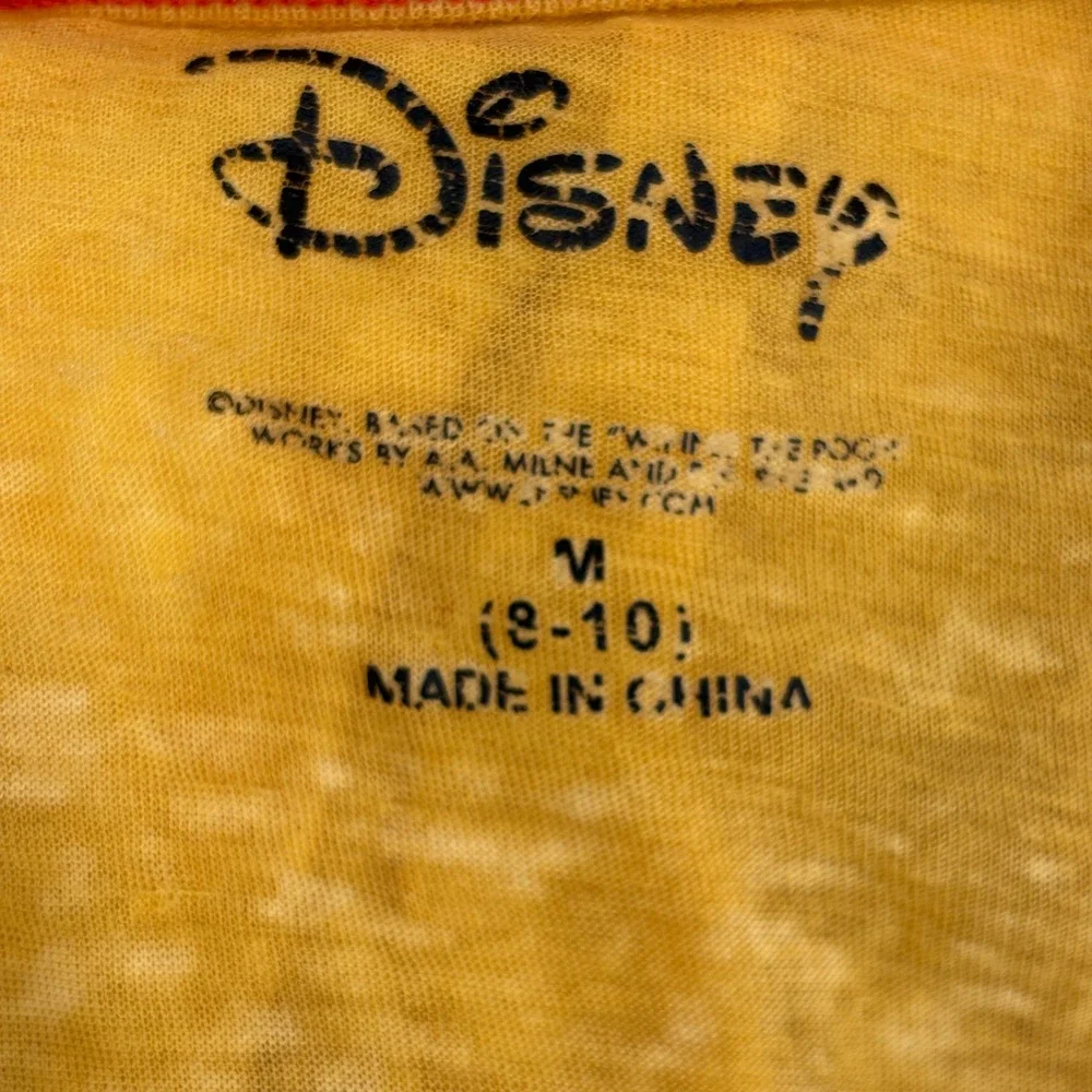 Disney Winnie the Pooh Hundred Acre Honey Co Pajama Set Yellow Red Womens Medium - Picture 8 of 12